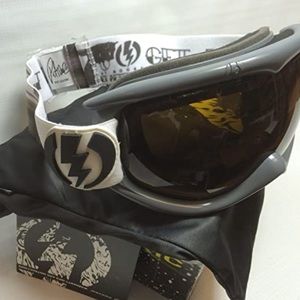 Pat Moore/Brown Polarized Lens Electric Eg1S Ski snowboard goggles